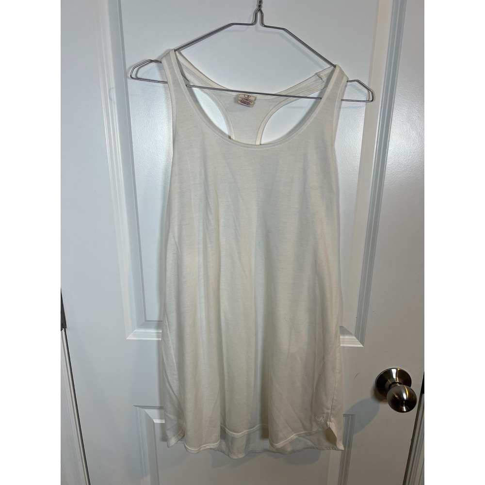 OP Women Tank Top Racerback White Size L